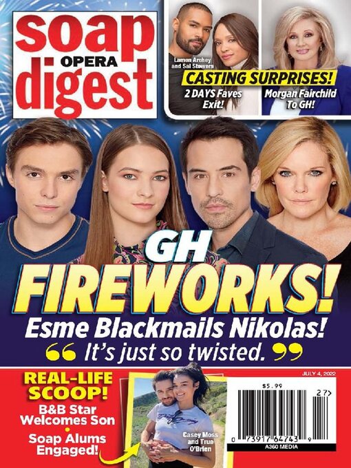 Cover image for Soap Opera Digest: Jun 27 2022